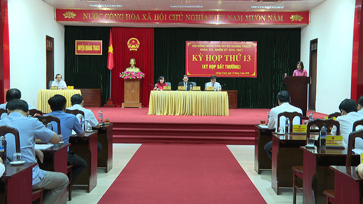 Quảng Trạch: Bầu chức danh Phó Chủ tịch UBND huyện