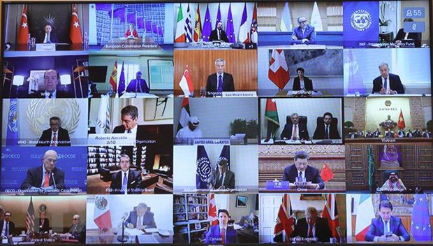 Hội nghị thượng đỉnh trực tuyến G20 bàn cách ứng phó COVID-19