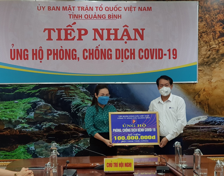 Hưởng ứng lời kêu gọi "Toàn dân tham gia ủng hộ phòng, chống dịch Covid-19"
