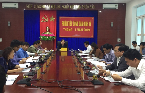 Tạm hoãn tổ chức tiếp công dân định kỳ của lãnh đạo tỉnh