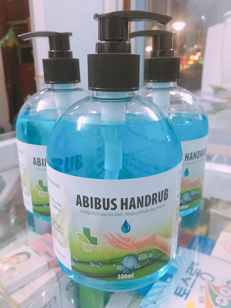 Thu hồi dung dịch rửa tay khô ABIBUS HANDRUB không đạt chất lượng