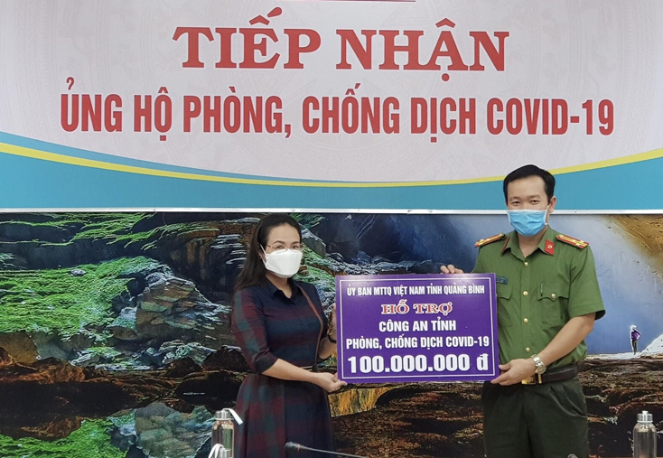 Tiếp nhận ủng hộ phòng, chống dịch bệnh Covid-19 gần 13,4 tỷ đồng