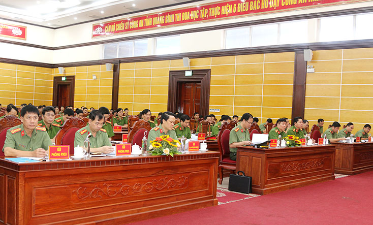 Công an tỉnh đánh giá kết quả thực hiện đợt cao điểm tấn công tội phạm