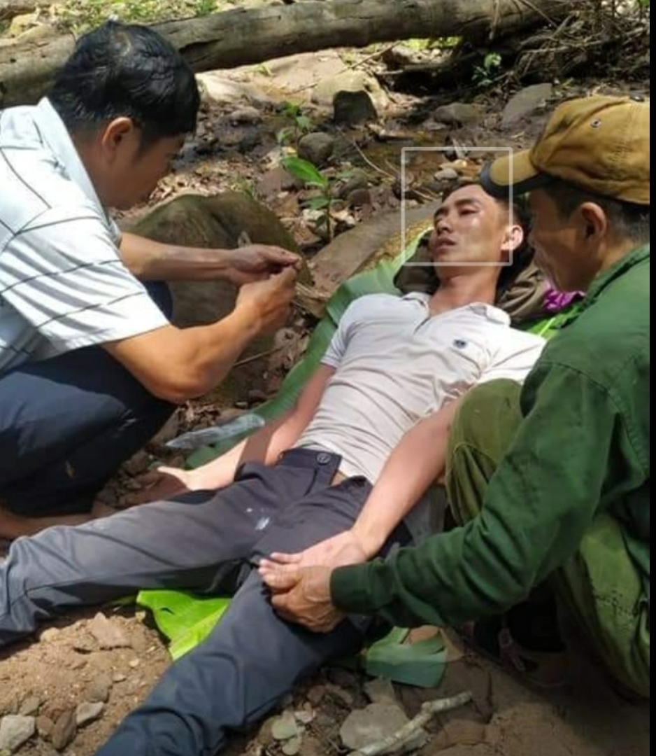 Cứu sống một người bị ong đốt nguy kịch trong rừng