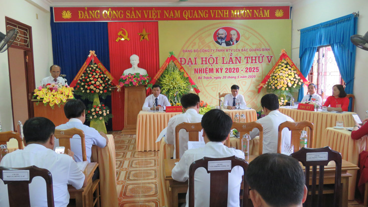 Đại hội Đảng bộ Công ty TNHH MTV Lâm Công Nghiệp Bắc Quảng Bình lần thứ V