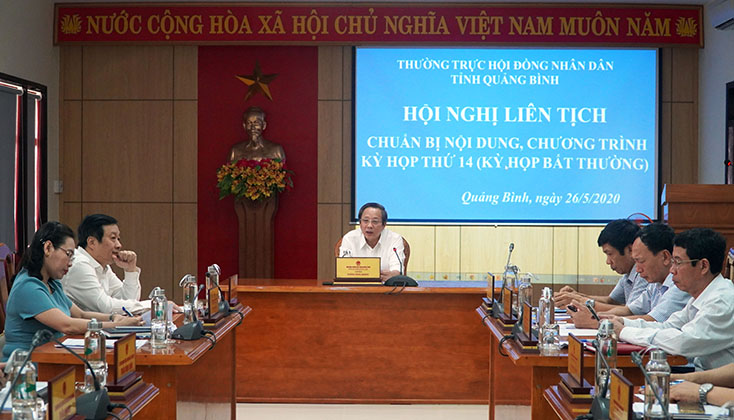 Chuẩn bị nội dung, chương trình kỳ họp thứ 14, HĐND tỉnh khóa XVII