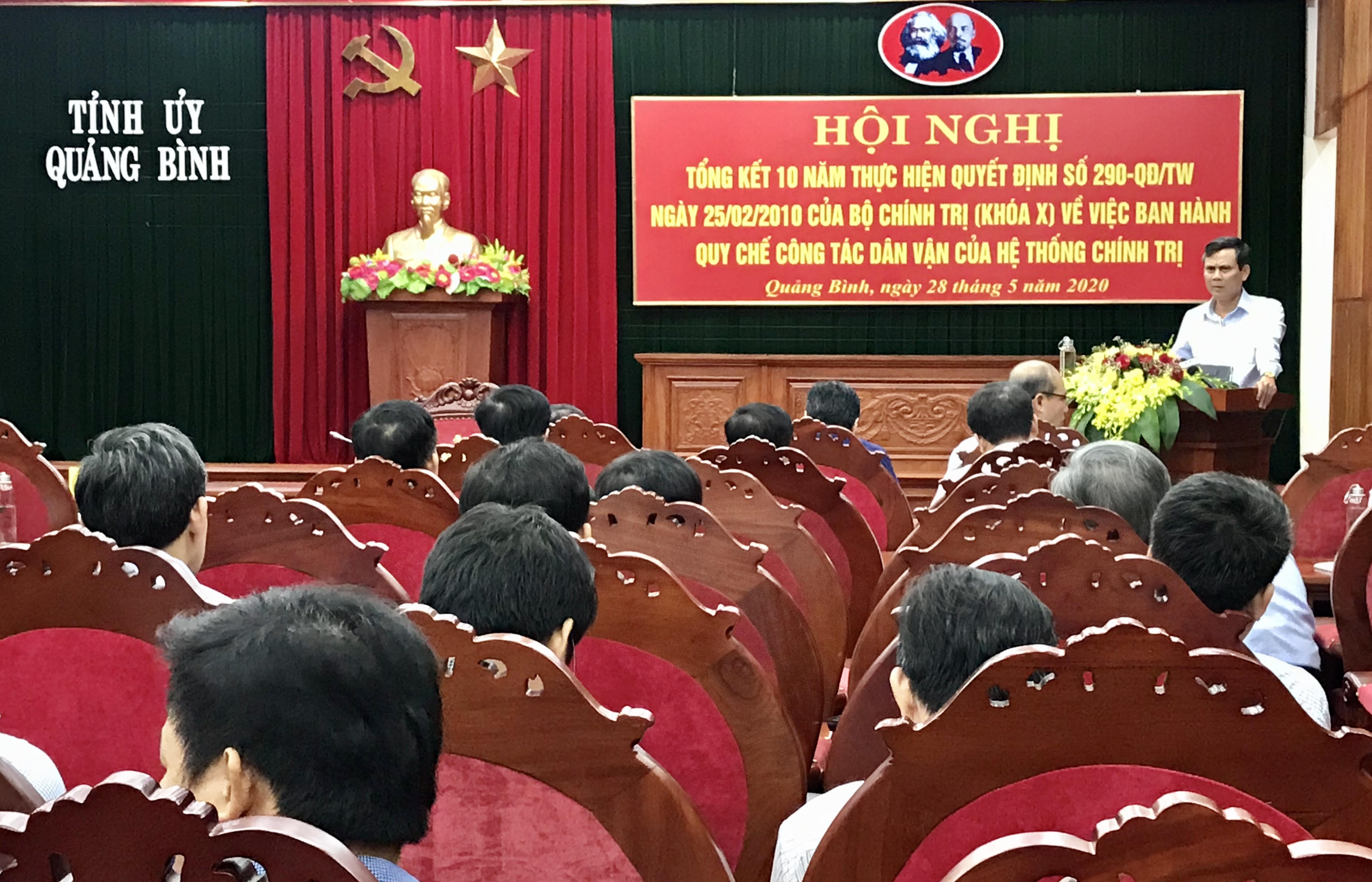 Tổng kết 10 năm thực hiện Quy chế công tác dân vận của hệ thống chính trị