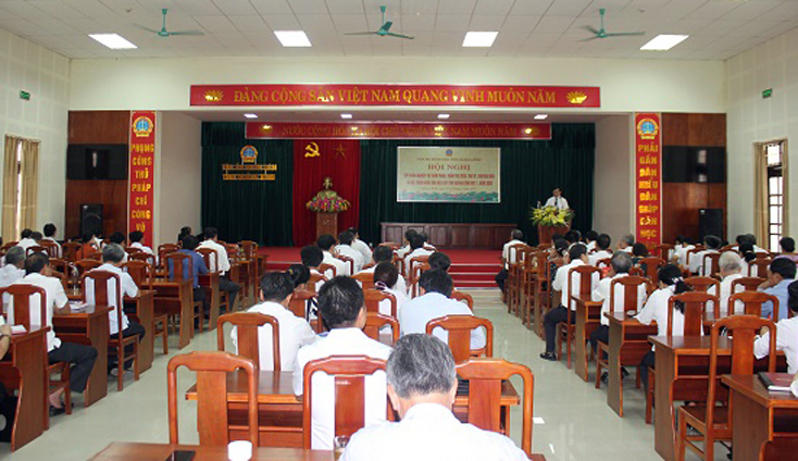 Tòa án nhân dân tỉnh tổ chức hội nghị tập huấn nghiệp vụ