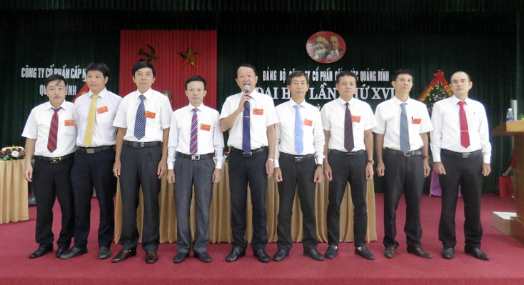 Đại hội Đảng bộ Công ty CP cấp nước Quảng Bình lần thứ XVIII, nhiệm kỳ 2020-2025