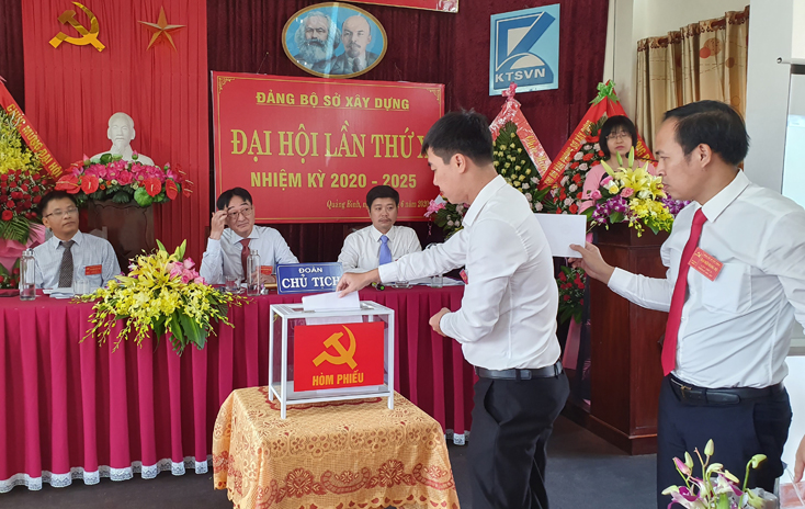 Các tổ chức cơ sở Đảng đại hội nhiệm kỳ 2020-2025