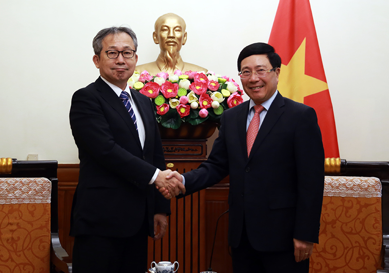 Phó Thủ tướng Phạm Bình Minh tiếp Đại sứ Nhật Bản