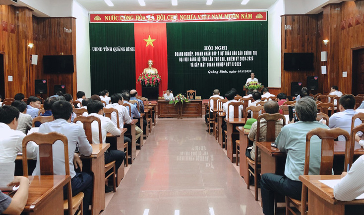Doanh nghiệp, doanh nhân góp ý Dự thảo Báo cáo chính trị Đại hội Đảng bộ tỉnh lần thứ XVII