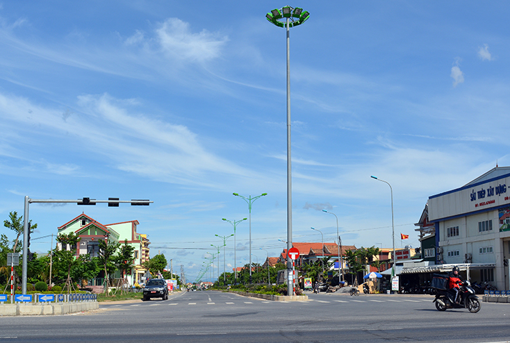 Xây dựng Hoàn Lão sớm trở thành thị trấn văn minh
