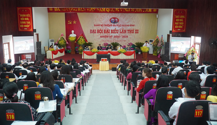Đảng bộ Trường đại học Quảng Bình tổ chức đại hội đại biểu nhiệm kỳ 2020-2025