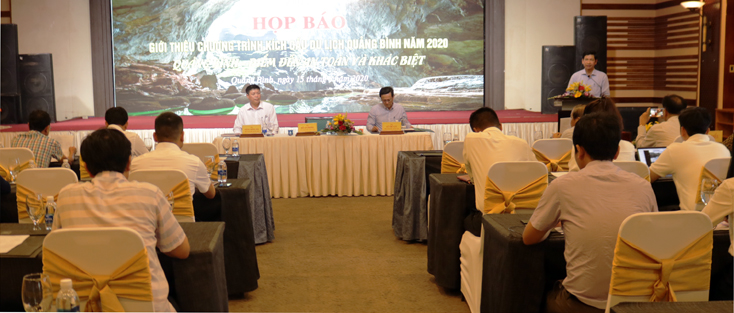 Họp báo giới thiệu chương trình kích cầu du lịch Quảng Bình năm 2020
