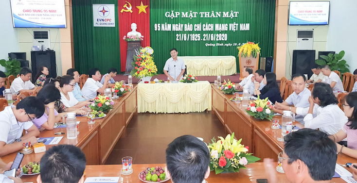 Công ty Điện lực Quảng Bình: Gặp mặt các cơ quan báo chí nhân kỷ niệm 95 năm Ngày Báo chí cách mạng Việt Nam
