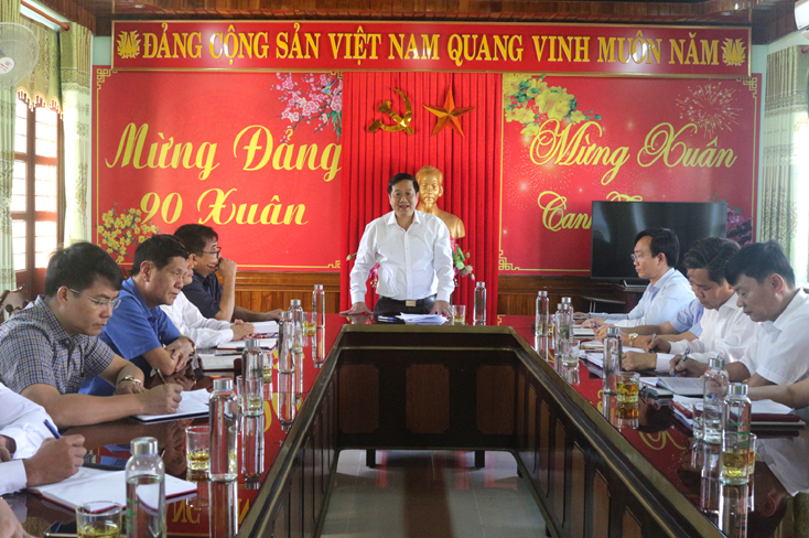 Quảng Ninh: Gấp rút hoàn thiện các nội dung, chuẩn bị chu đáo Đại hội Đảng bộ huyện lần thứ XXV