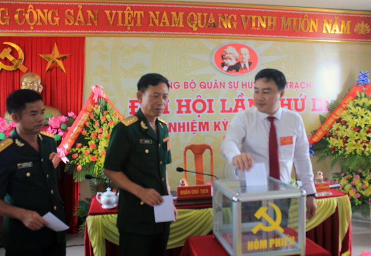 Bố Trạch: Hoàn thành đại hội đảng bộ, chi bộ cơ sở nhiệm kỳ 2020-2025