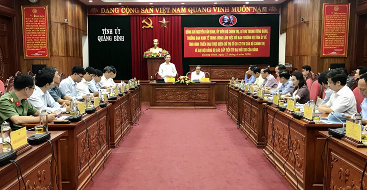Cần chuẩn bị tốt công tác nhân sự, coi công tác nhân sự là "then chốt" của "then chốt"