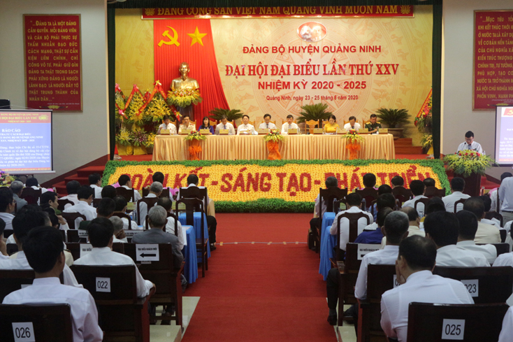Khai mạc Đại hội đại biểu Đảng bộ huyện Quảng Ninh lần thứ XXV