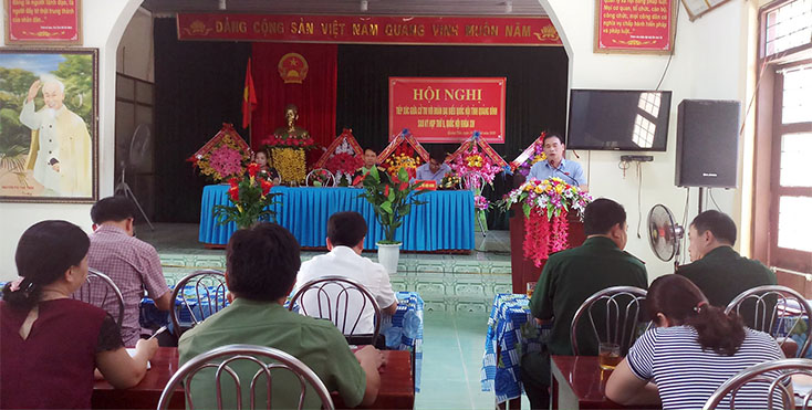 Đoàn đại biểu Quốc hội tỉnh tiếp xúc cử tri tại huyện Quảng Trạch và TX. Ba Đồn