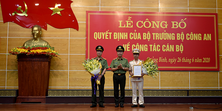 Công bố quyết định của Bộ trưởng Bộ Công an về công tác cán bộ
