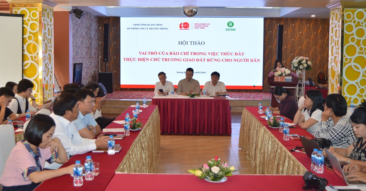 Vai trò của báo chí trong việc thực hiện chủ trương giao đất rừng cho người dân