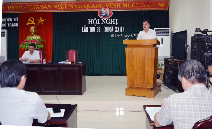 Huyện ủy Bố Trạch: Triển khai nhiệm vụ 6 tháng cuối năm 2020