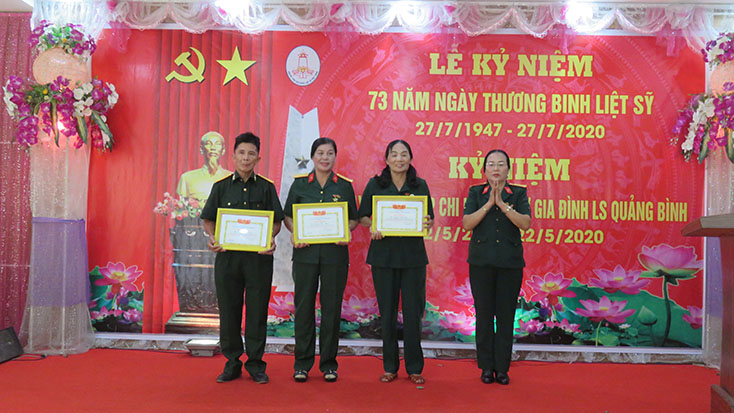 Chi hội hỗ trợ gia đình liệt sỹ Quảng Bình: Đẩy mạnh các hoạt động hỗ trợ các gia đình liệt sỹ