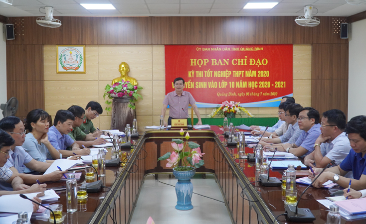 Kiên quyết xử lý nghiêm những cán bộ, thí sinh có hành vi vi phạm quy chế thi