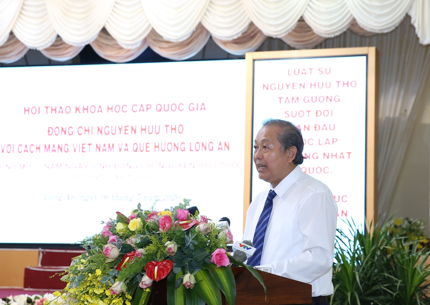 Đồng chí Nguyễn Hữu Thọ mãi mãi là niềm tự hào cho các tầng lớp nhân dân