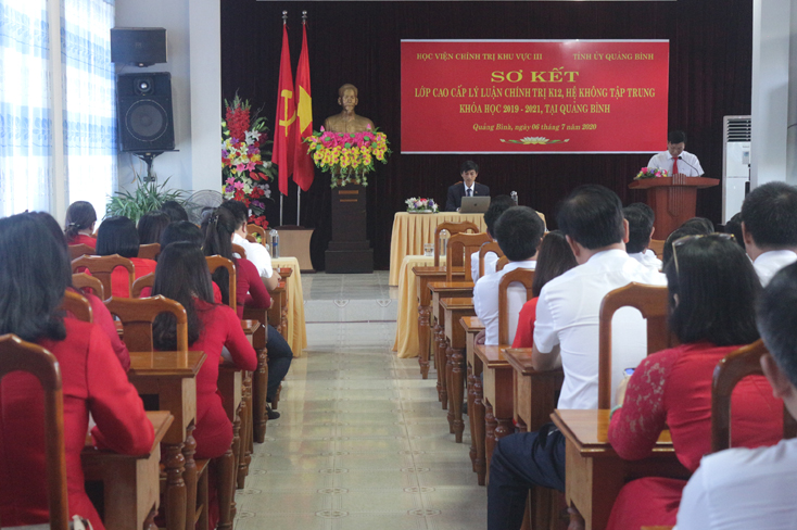 Sơ kết lớp Cao cấp Lý luận chính trị K12, hệ không tập trung
