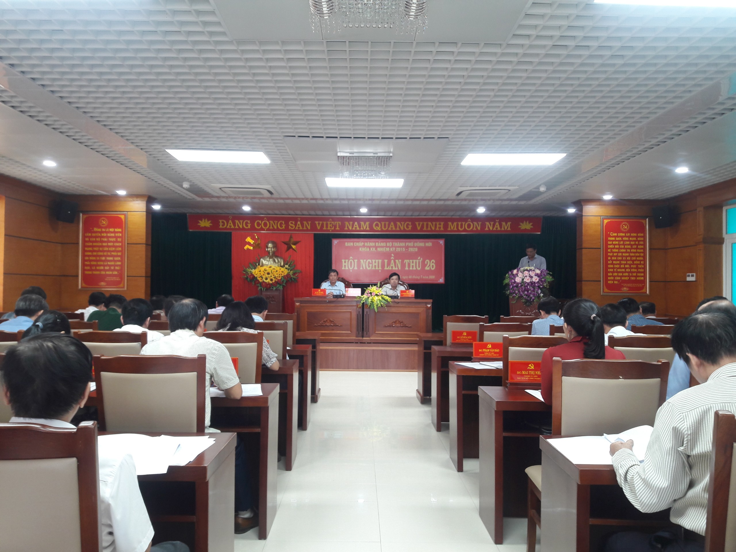 Tập trung chỉ đạo tổ chức thành công Đại hội Đảng bộ TP. Đồng Hới lần thứ XXI