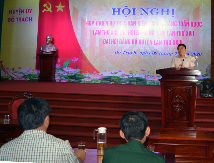 Góp ý vào các dự thảo văn kiện đại hội Đảng các cấp nhiệm kỳ 2020-2025