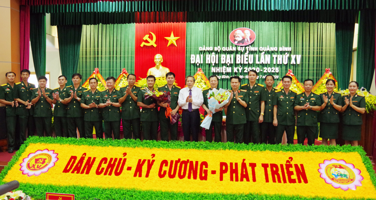 Đại hội đại biểu Đảng bộ Quân sự tỉnh lần thứ XV thành công tốt đẹp