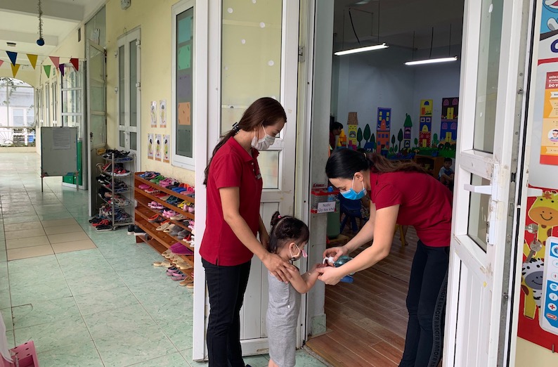 Không để bệnh bạch hầu lây lan trong trường học
