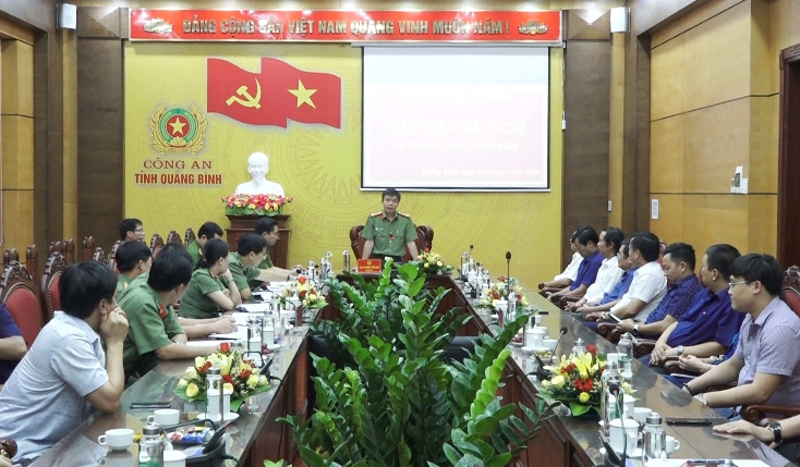 Công an tỉnh: Gặp mặt báo chí 6 tháng đầu năm
