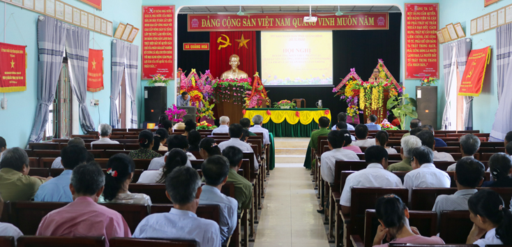 Bồi dưỡng kiến thức pháp luật cho người dân xã Quảng Hòa