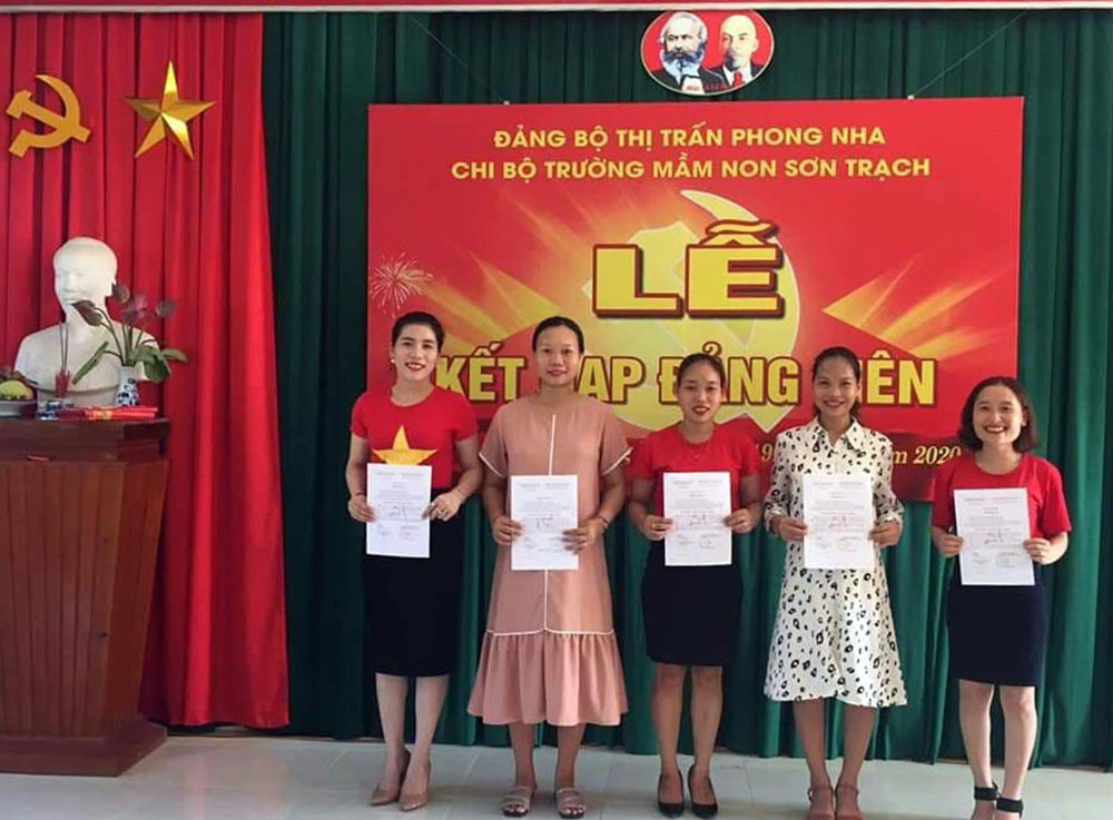 Toàn tỉnh kết nạp 534 đảng viên mới