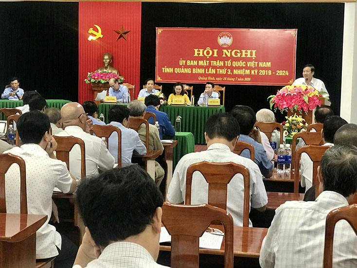Ủy ban MTTQVN tỉnh: Triển khai chương trình phối hợp hành động 6 tháng cuối năm 2020