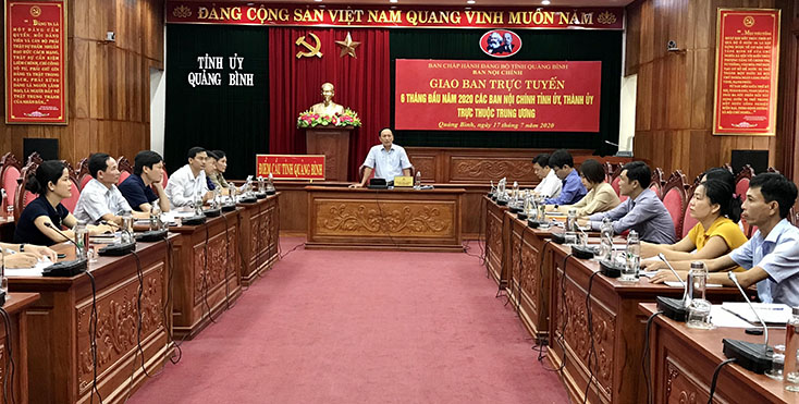 Sơ kết công tác nội chính, phòng, chống tham nhũng toàn quốc 6 tháng đầu năm 2020