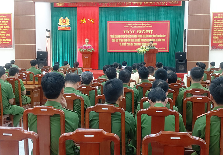 Công an TP. Đồng Hới: Triển khai kế hoạch "Công an lắng nghe nhân dân" năm 2020