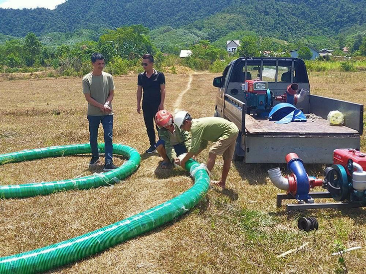 Tích cực chống hạn cho vụ hè-thu