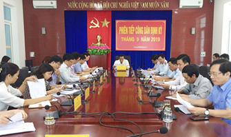 Thời gian, địa điểm tiếp dân định kỳ tháng 7-2020