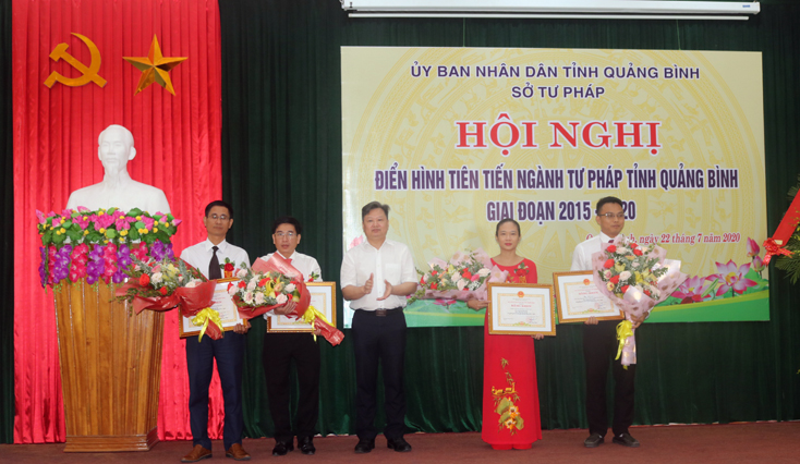 Hội nghị điển hình tiên tiến ngành Tư pháp giai đoạn 2015-2020