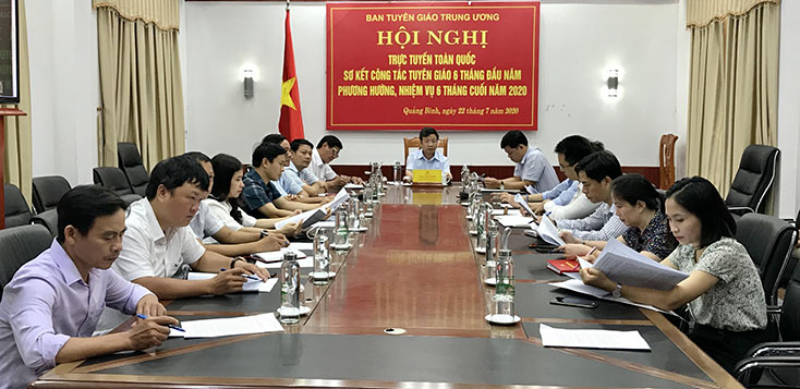 Sơ kết công tác tuyên giáo 6 tháng đầu năm 2020