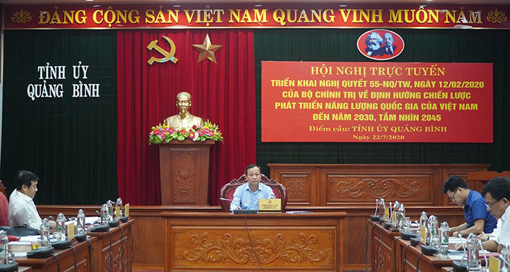 Hội nghị trực tuyến triển khai Nghị quyết số 55