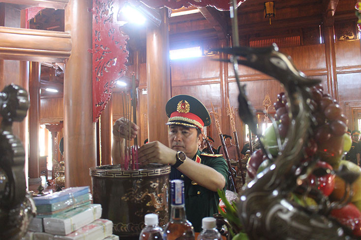 Đảng ủy Bộ Tổng Tham mưu-Cơ quan Bộ Quốc phòng tri ân tại Quảng Bình