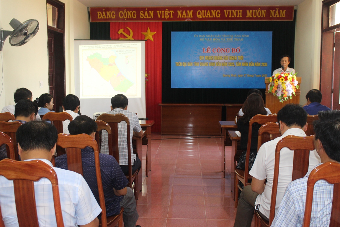 Công bố Quy hoạch quảng cáo ngoài trời trên địa bàn tỉnh Quảng Bình
