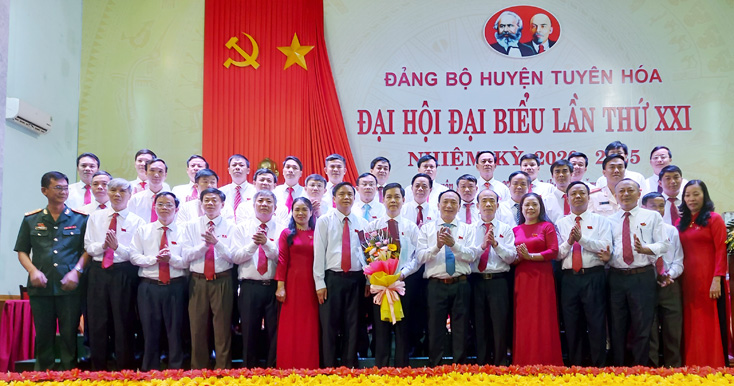 Đại hội đại biểu Đảng bộ huyện Tuyên Hóa lần thứ XXI thành công tốt đẹp